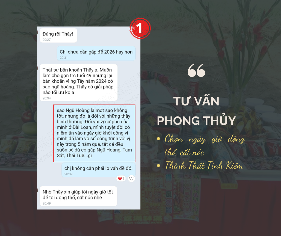 Tư Vấn Chọn Ngày Giờ Động Thổ