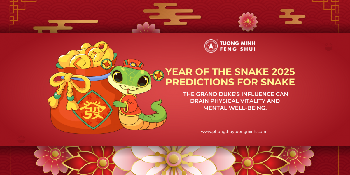 Year of the Snake 2025 predictions for Snake: The Grand Duke's influence can drain physical vitality and mental well-being.