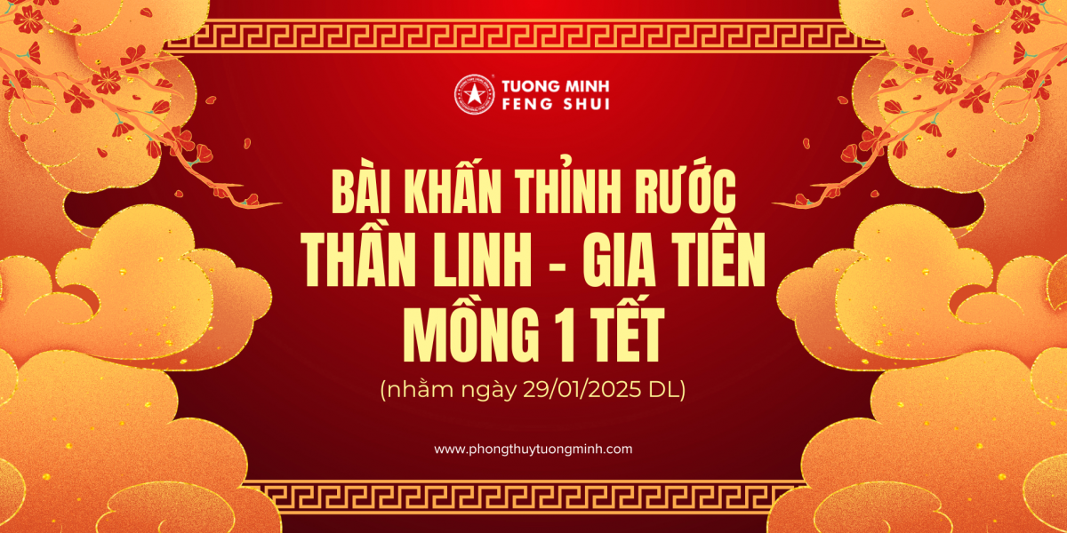 Bài khấn Thần Linh & Gia Tiên ngày mùng 1 Tết (Ngày 29/01/2025 DL)