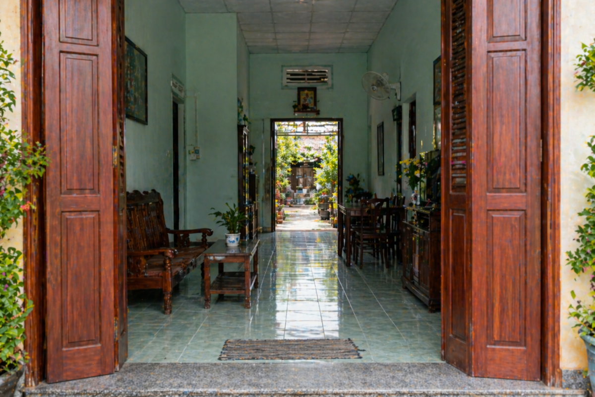 Lỗi phong thủy cửa chính: Cửa Sau Nhìn Thấy Từ Cửa Trước Lỗi phong thủy cửa chính: Cửa Sau Nhìn Thấy Từ Cửa Trước