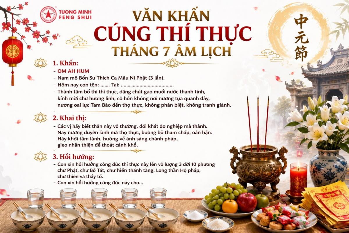 Cách Cúng Thí Thực Đúng Cách Trong Tháng 7 Âm Lịch Để Gieo Phước Lành Cách Cúng Thí Thực Đúng Cách Trong Tháng 7 Âm Lịch Để Gieo Phước Lành