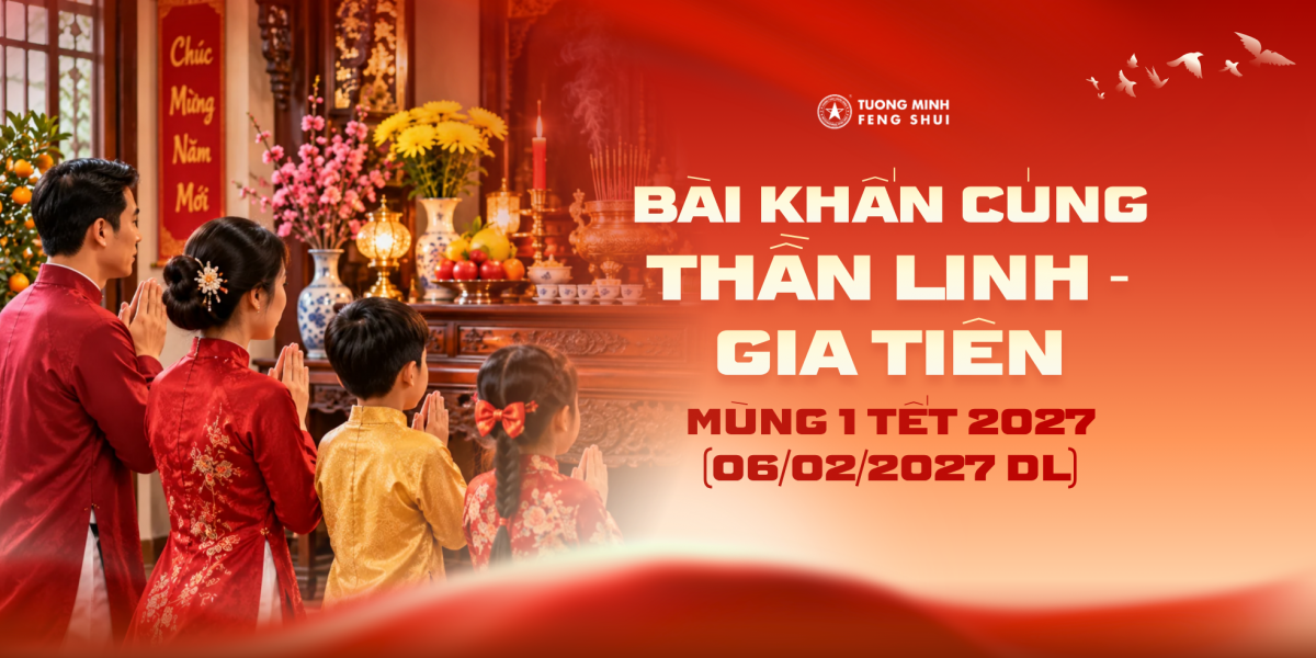 Văn Khấn Thần Linh và Gia Tiên ngày mùng 1 Tết Đinh Mùi 2027 (06/02/2027 DL)
