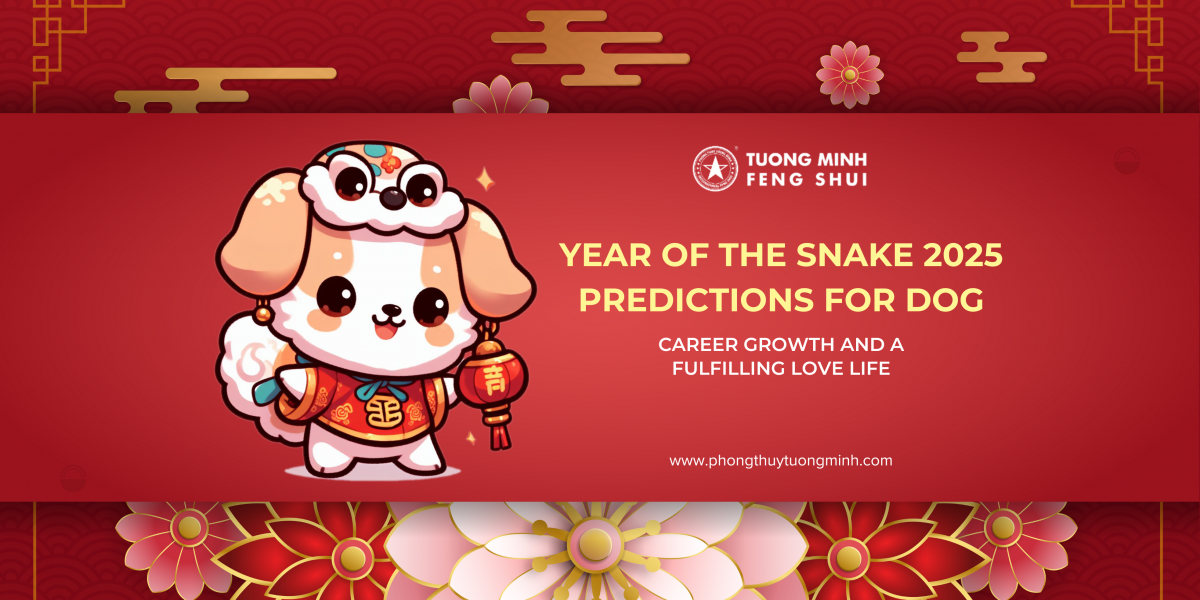 Year of the Snake 2025 predictions for Dog: Career growth and a fulfilling love life.